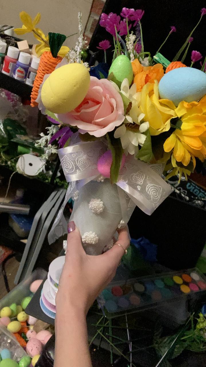 Holiday bouquet by Kitty’s Craft Corner